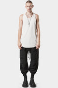 Thom/Krom | AW24 - Scar-stitch cotton tank , White