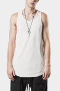 Thom/Krom | AW24 - Scar-stitch cotton tank , White