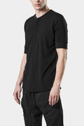 Thom/Krom | AW24 - Henley t-shirt, Black