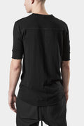 Thom/Krom | AW24 - Henley t-shirt, Black