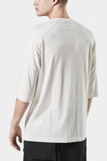 Thom/Krom | AW24/25 - Extended sleeve jersey t-shirt, White