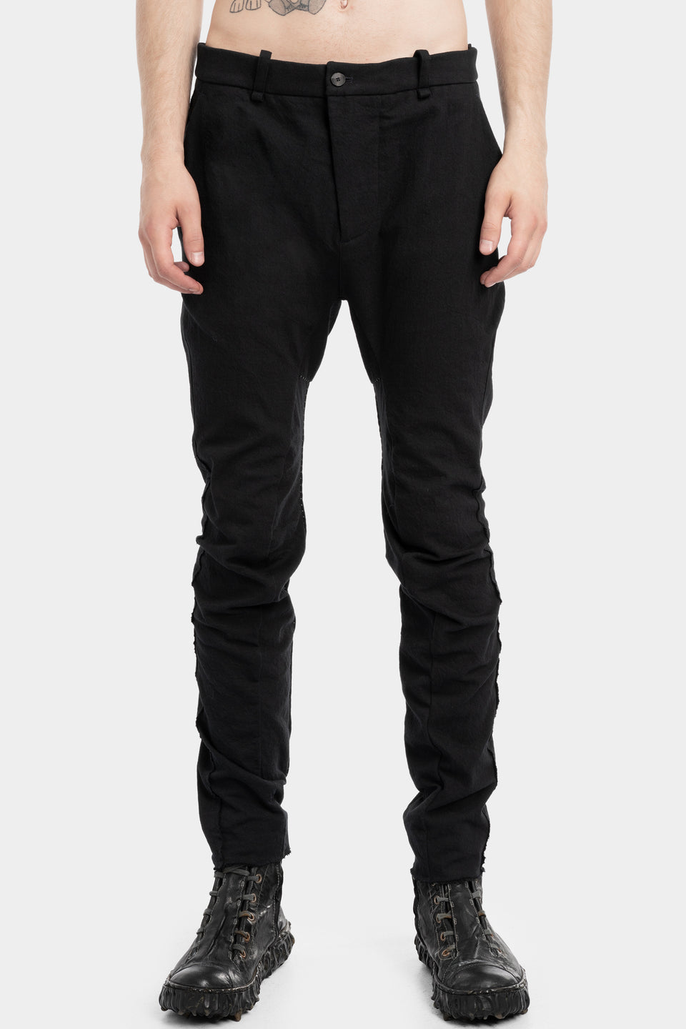 Raw cut pants