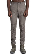 Masnada | SS26 - Stretch Slim Curved Legs Pants, Nimbus Grey M3653
