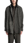 Never Enough | SS26 - Woven Linen Over Shirt, MJA055 Muted Green
