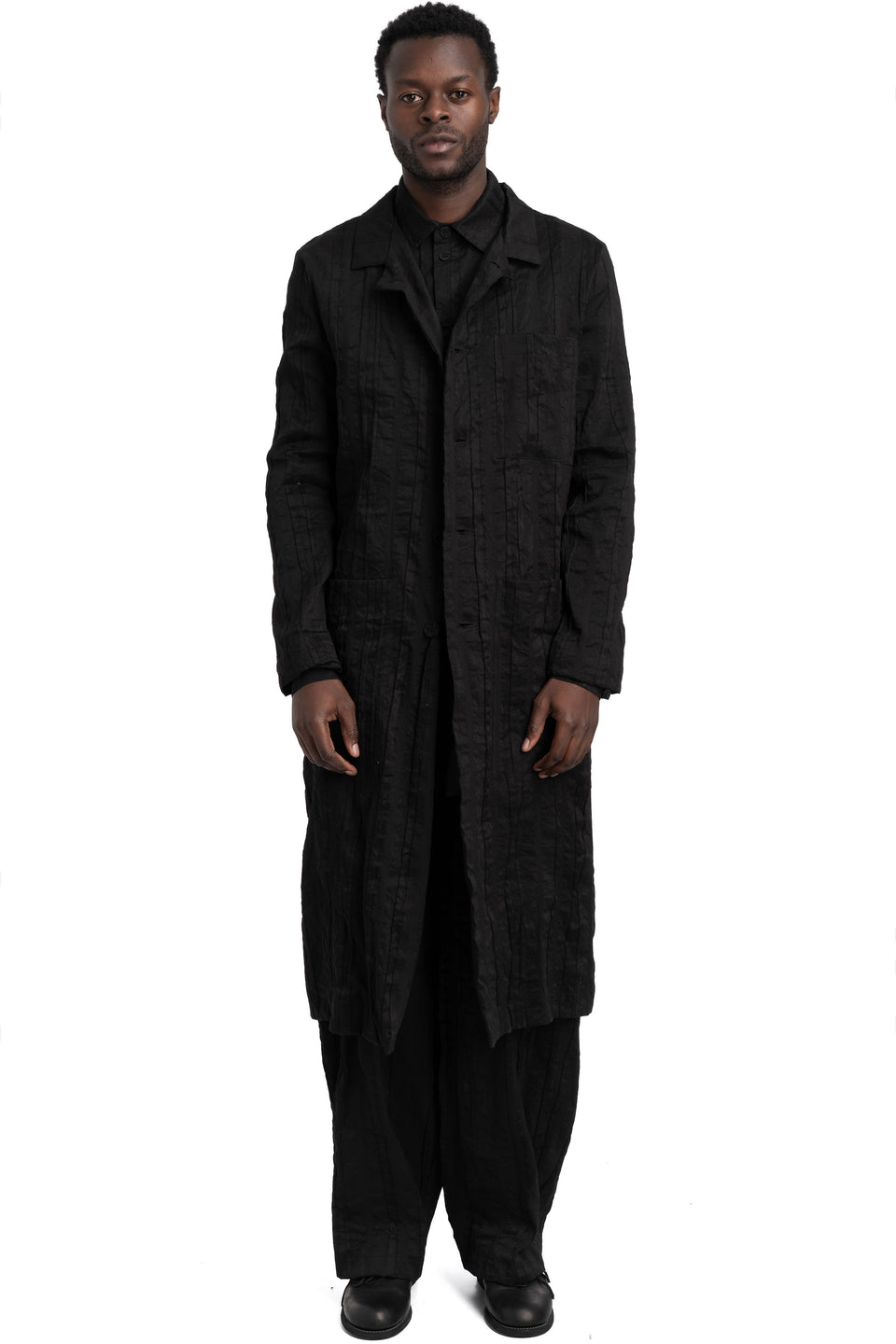 Lightweight linen coat
