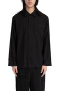 Professor.E | SS26 - Embroidered Cotton shirt, 26SS-PE-LSH-01