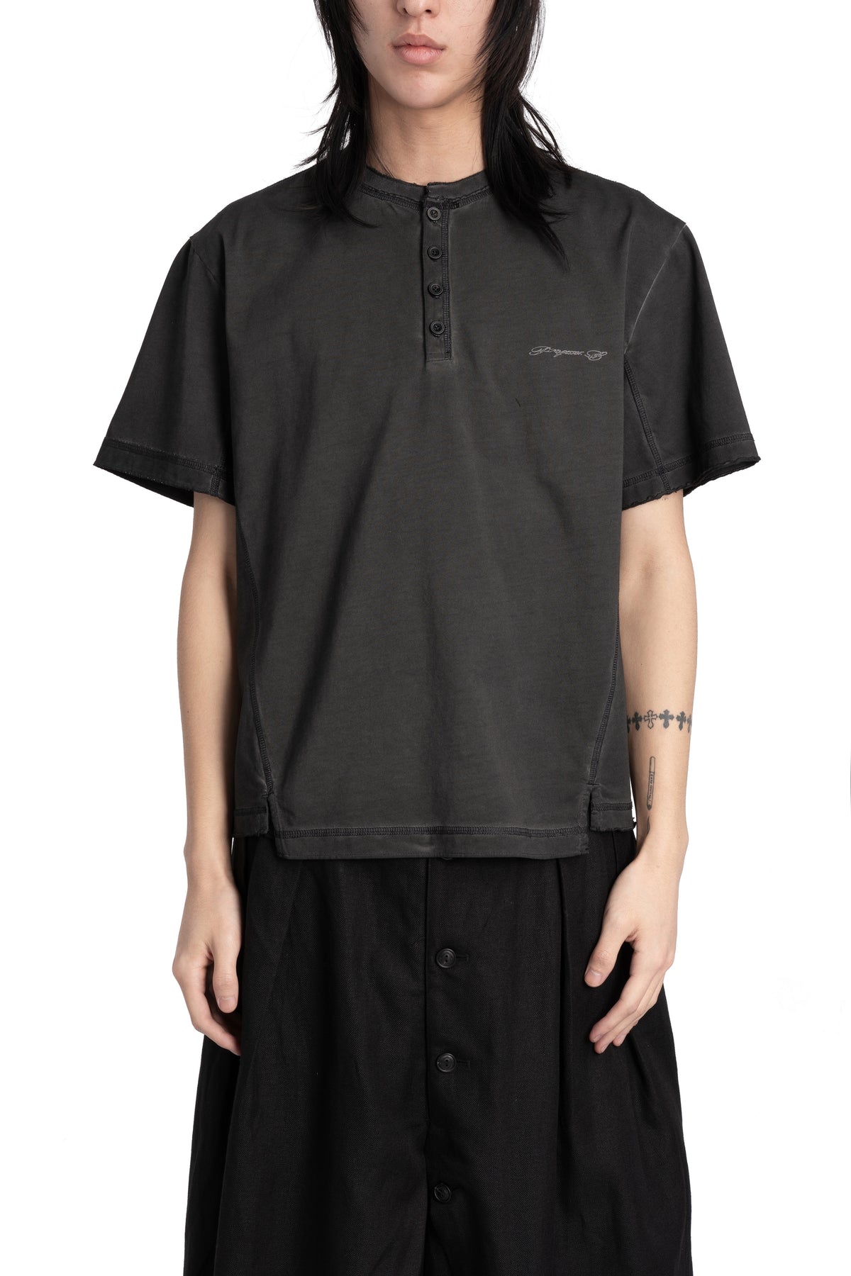 Professor.E | SS26 - Henley T-Shirt, 26SS-PE-TTS-04