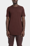 Rick Owens DRKSHDW | AW25 - Lightweight Level tee, Scab Red DU02E7250 BH 34