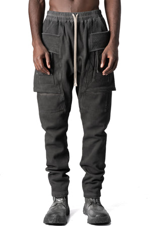 Rick Owens DRKSHDW | AW26 - Creatch Knit Sweatpants, Faded Black DU02F6376FD