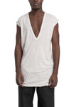 Rick Owens DRKSHDW | SS25 - Dylan Tee, Milk Wash (DU01F4157 BH 51)