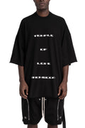 Rick Owens DRKSHDW | SS26 - Tommy T-Shirt / Temple of Love print DU02F4259 RNEP7 0911
