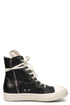 Rick Owens DRKSHDW | AW26 - Sneaks Denim Shoes, Black/Milk/Milk DU02F6800BMC