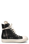 Rick Owens DRKSHDW | AW26 - Sneaks Denim Shoes, Black/Milk/Milk DU02F6800BMC