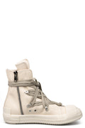 Rick Owens DRKSHDW | AW26 - Megalace Denim Shoes, Milk/Milk/Milk/Milk DU02F6809DOH1W1