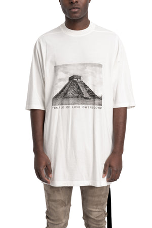 Rick Owens DRKSHDW | SS26 - Jumbo SS T-Shirt, Temple Of Love Print  DU01F4274 RNEP2 1109