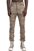 Rick Owens DRKSHDW | SS26 - Detroit cut jeans, Dust wash stretch denim DU01F4366 SDST