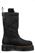 Rick Owens x Dr. Martens | Quad sole steel toe pull on nubuck boot