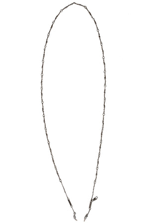 Rigards | Permanent - Copper eyewear chain, Black AT039ZC
