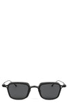 Rigards | Two-tone hexagonal titanium clip-on sunglasses - Black RG2004TVA