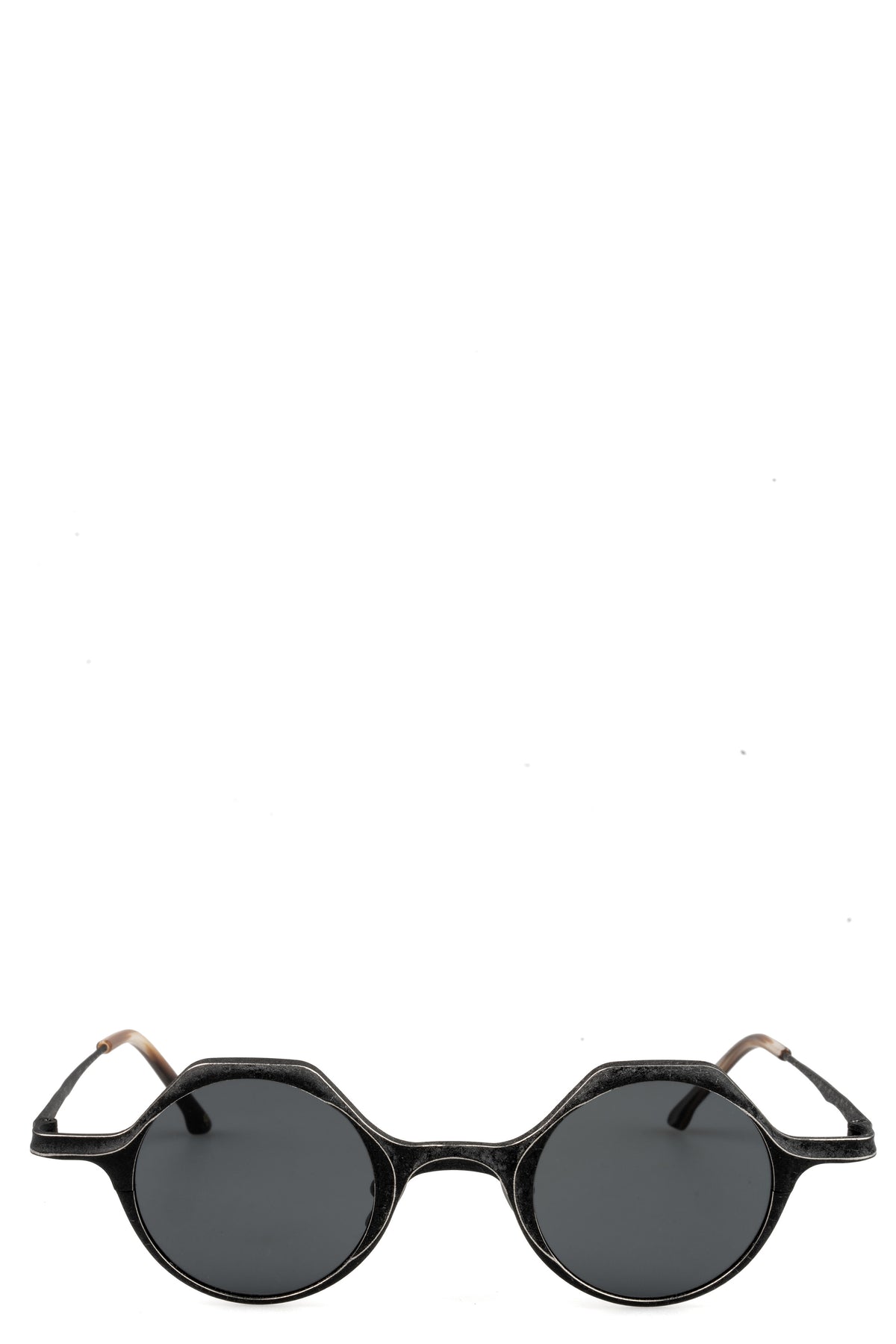 Rigards | Permanent - Round titanium sunglasses, Black RG1028TI