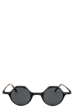 Rigards | Permanent - Round titanium sunglasses, Black RG1028TI