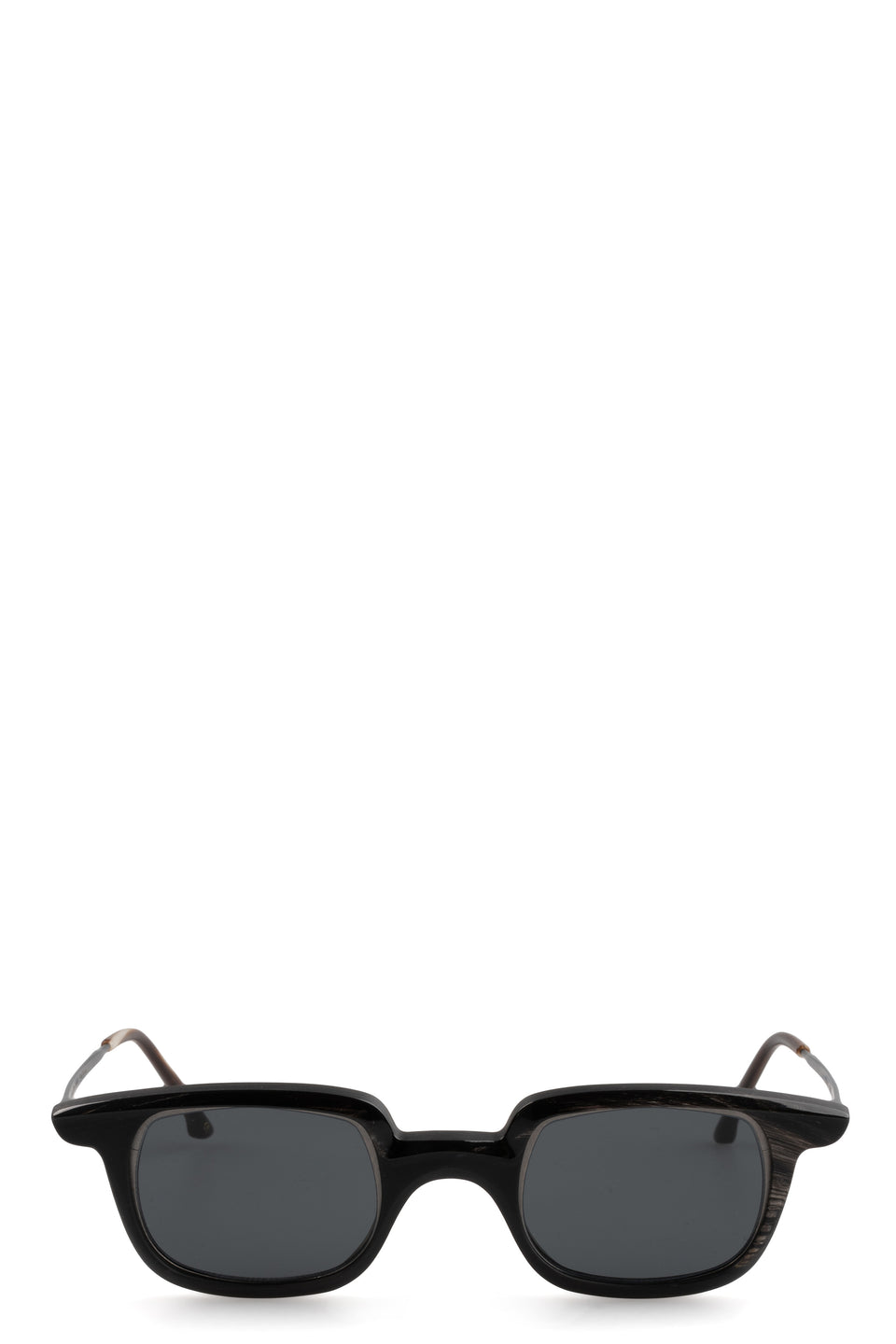 RG1065 - Horn sunglasses, black/white / dark grey lens