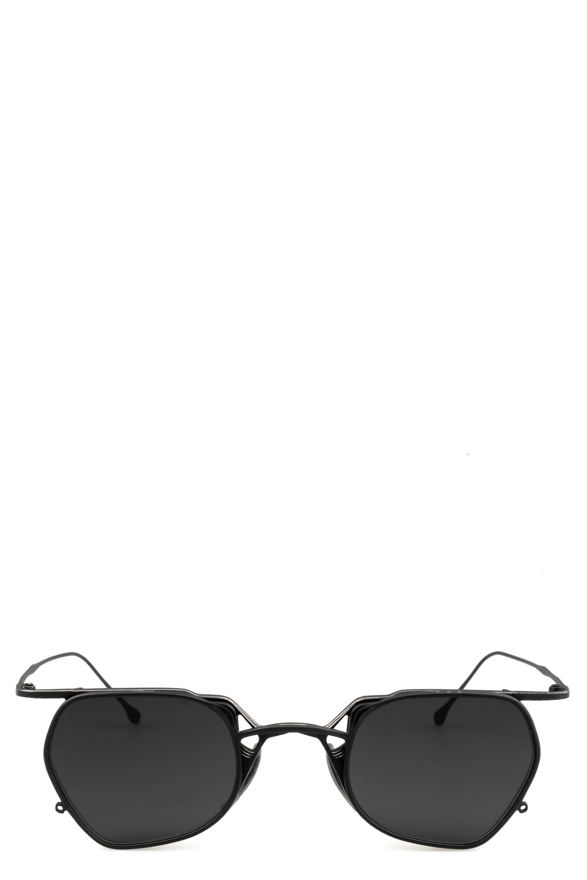 Rigards | Permanent - Hexagonal titanium clip-on sunglasses, Black RG1999TVA