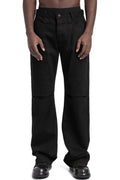 SAN263-1 | SS26 - Slit Knee Jeans,  SS26-0403-BK