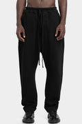 Thom Krom | AW25 - Drop crotch drawstring pants, Black MST503