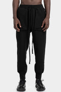 Thom Krom | AW25 - Cargo zip pocket pants, Black MTS509