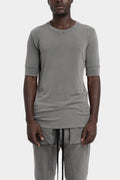 Thom Krom | AW25 - Extended cuffed sleeve t-shirt, Used grey MTS903