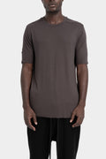 Thom Krom | AW25 - Soft viscose t-shirt, Night brown MTS890