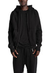 Thom Krom | AW26 - Hooded Zip Jacket, Black MSJ711
