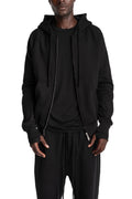 Thom Krom | AW26 - Hooded Zip Jacket, Black MSJ711
