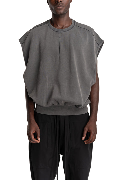 Thom Krom | AW26 - Crew Neck Sweatshirt, Dark Used Grey MS191