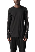 Thom Krom | AW26 - Cotton stretch jersey top, Black MTS960