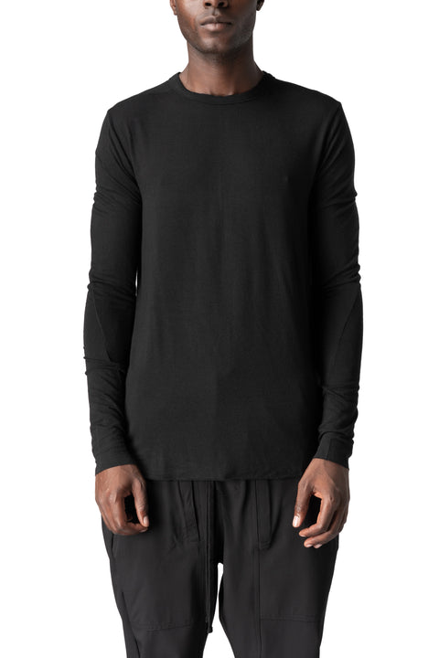 Thom Krom | AW26 - Modal cashmere jersey top, Black MTS961