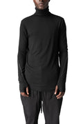 Thom Krom | AW26 - Modal cashmere jersey top, Black MTS979