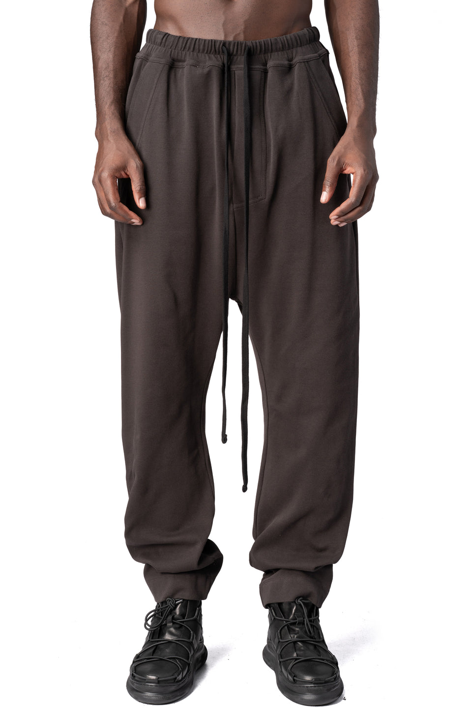 Low Crotch Trousers, Cold Brown