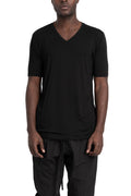 Thom Krom | SS26 - V-neck t-shirt, Black MTS945