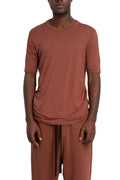 Thom Krom | SS26 - Modal T-shirt, Red wood MTS938