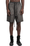 Thom Krom | SS26 - Contrast Shorts, Cold dye grey MST515