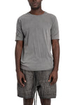 Thom Krom | SS26 - Tonal stitch cotton t-shirt, Dark used grey MTS934