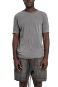 Thom Krom | SS26 - Tonal stitch cotton t-shirt, Dark used grey MTS934
