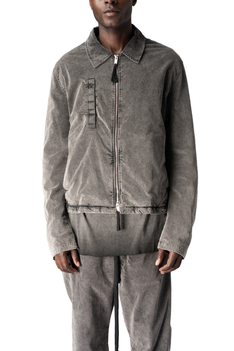 Thom Krom | AW26 - Cotton stretch jacket, Used grey MJ94