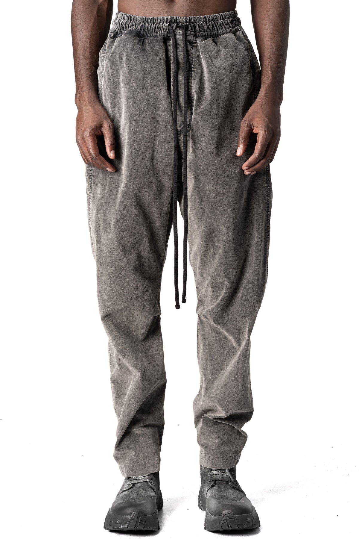 Thom Krom | AW26 - Velvet trousers, Used grey MP52