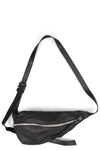 Werkschwarz | Leather cross body bag, WERK 50 F