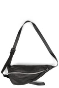 Werkschwarz | Leather cross body bag, WERK 50 F