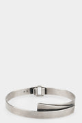 Werkstatt München | Folded band silver bracelet M2221