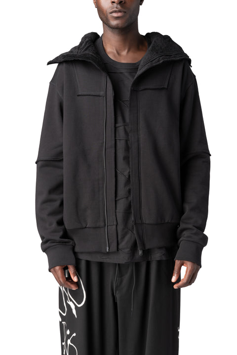 Y-3 | AW26 - French terry ninja zip hoodie, Black KR1073